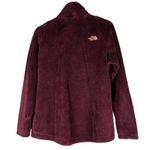 The North Face  Fleece Jacket Womens M Burgundy Full Zip Outdoor Gorpcore Cozy Photo 2