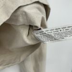 Bershka  Cropped Canvas Jacket Cream Beige Button Front Puff Sleeves Size M Photo 10