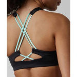 Athleta Freestyle Camo High Neck Bikini Top - Size S - Blue/Black - NWT Photo 9