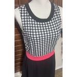 Every Body Every Wear size S Fit And Flare Dress Black White Houndstooth Photo 1