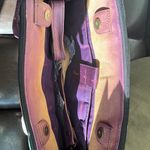 Anuschka Leather Hand Painted Abstract Shoulder Bag Adjustable Strap Multicolor Photo 1