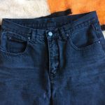 Amazing Vintage Black Washed Mom Jeans Size 27 Photo 3