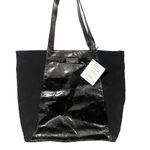 Jimmy Choo  Parfumes Black Snakeskin Textured Shoulder Large Travel Tote Bag NEW Photo 0