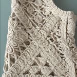 Haute Monde Cream Cropped Cut-Out Tank Top Photo 5