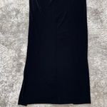 SUSAN ROSELLI Vintage 90s Black Velvet Backless Leg Slit Long Formal Gown Dress Size 6 Photo 8