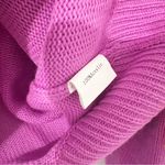 Queen of Sparkles Rainbow Fringe Sweater Size Medium M Pink Photo 4