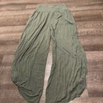 Aerie  Green Wide Leg Cut Out Jogger Sweatpants Photo 5