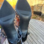 A New Day Nwt Women's Annette Satin Slingback Heels  size 7 animal print leopard Photo 5