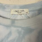 Rag and Bone  Blue Tie Dye Sweatshirt size L Photo 4