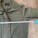 Love Tree  Army Green Jacket ~ cargo pockets, cinch waist ~ women’s Size Small Photo 10
