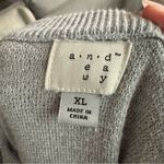 A New Day . Women’s Sweater Sz XL Gray‎ w Metallic Photo 3