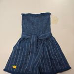 Tularosa  Laylah Romper in Indigo XXS Photo 2