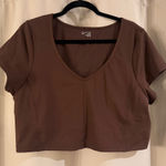 Aerie  Brown Offline Crop Top Photo 0