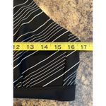 Athleta High Neck Black White Chevron Pattern Sports Bra Size 38 B/C Underwire Photo 8