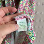 Lilly Pulitzer  Floral Belted Short Sleeve‎ Tunic Dress Sz S Pink Green Photo 3