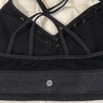 Lace inset sports bra Gray Size XS Photo 2