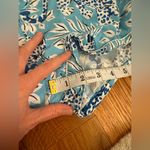 Printfresh  x Anthropologie Pajama Shorts Blue Cheetah print size Large Photo 8