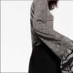 ZARA  marled bell sleeve sweater Photo 2