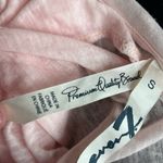 Seven7 Romantic  Pastel Pink Semi Sheer Top Womens Small Open Shoulder Photo 7