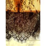 Slinky Black Floral Lacy Babydoll Lingerie with Eyelash Accents S/M Size undefined Photo 5