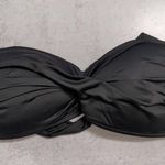 Bar III NWT Amavi Black Bandeau Twisted Front Swim Bikini Top XS Photo 0