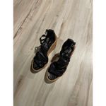 Vince Camuto platform wedge cork sandals black size 5.5 Photo 3