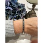 bangle hinge silver tone bracelet cute gift‎ Photo 1