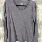 G. H. Bass Shirt Woman's Large Heather Brown V Photo 0