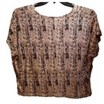 Tua Cropped Top Large Brown Photo 1