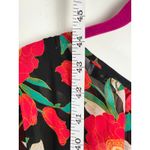 Floral Midi Dress Louna Colorful Garden Girl Fairy Romantic Modest Small Stretch Red Photo 8