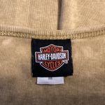 HARLEY DAVIDSON LADIES LONG SLEEVE TEE SZ. MED COTTON VINTAGE BRIDGEPORT CT Tan Photo 5