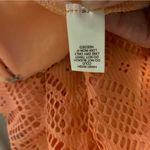 Cato Women’s SZ 8 Orange Lined Skirt With Fringe Trimmed Hem Photo 10