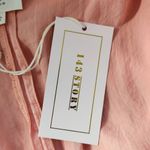 143 Story  Peach Satin Blazer NWT Size Small Crinkled Tangerine Blazer Photo 6