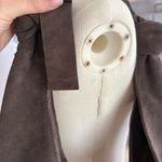 American leather Co Brown Suede Tote Bag Photo 5