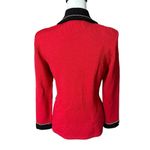 Toula Red Military Knit Blazer Gold Detailing Sz 4 NWT Photo 10