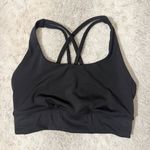 Avia  Black Sports Bra with Crossback Design Photo 0