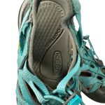 Keen  Women Whisper Adjustable Sandal Size 6.5 Teal‎ Gray Waterproof Hiking Photo 4