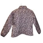Lands' End Cheeta Print Quilted Jacket Primaloft Size Small Photo 3
