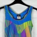 Nike  Pro Dri-Fit Neon Mesh Active Wear Tank Top Small Photo 2