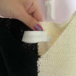 Zimmermann - Clover Two-tone Crochet-knit Cotton Midi Dress - Black Photo 1