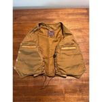 Leather Club Harley Davidson Biker Vest Brown Size 38 Photo 4