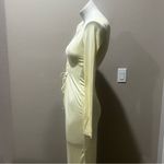 Song of style yellow long sleeve dress midi nwt Size XXS Photo 5