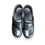 Dansko  Sleek Black Leather Upper Slip On Clog Mule Shoe sz 39 Nurse Comfort Loaf Photo 6