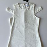 Emma Wallace Jessica Sleeveless Top in White with Back Gold Zip Panel Size US4 Photo 0