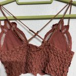 Free People  One Copper Adella Crochet Lace Bralette Sz S Photo 7