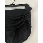 Ralph Lauren Lauren  Black Ruched High Waisted Bikini Swimsuit Bottom Size 20W Photo 2
