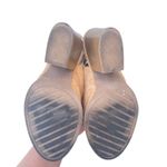 Qupid Nude Tan Open Toe Strappy Lace Up Suede Heels Size 8 Photo 7