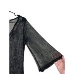 Jordan Taylor  Y2K Black Sequin Sheer Swim Cover‎ Size M Photo 2