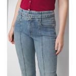 White House | Black Market Extra High-Rise Slim Crop Sculpt Jeans Blue Size 6 Photo 3