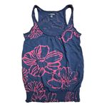 American Eagle  Outfitters AE Flowy Boho Sleeveless Floral Blue Red Top XS Petite Photo 1